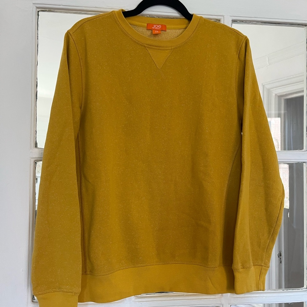 Joe Fresh Women's Mustard Crewneck Sweater